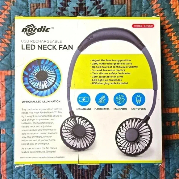 New‎ LEDNeck Fan - Picture 2 of 4